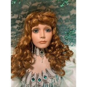 Rustie Porcelain Collectible Doll "JADE FANTASY " YR 2000 #219